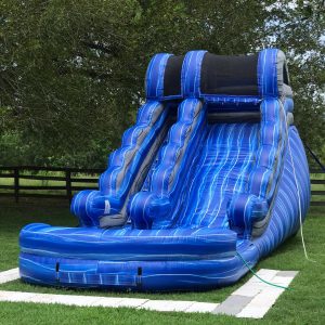 15' Blue Wave Single Lane Waterslide