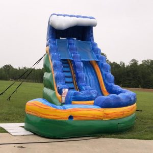 18' Storm Surge Single Lane Waterslide